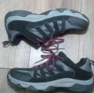 Ozark Trail Grey & Pink Hiking Sneakers Size 6